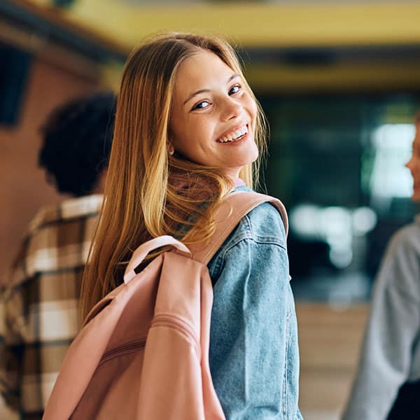 Girl smiling at Smile For A Lifetime